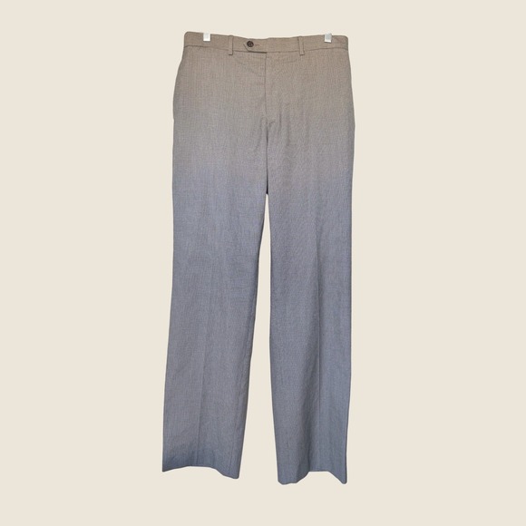 Ralph Lauren Other - Ralph Lauren Mens Gray Brown Dress Pants Straight Office Formal Business 32x32